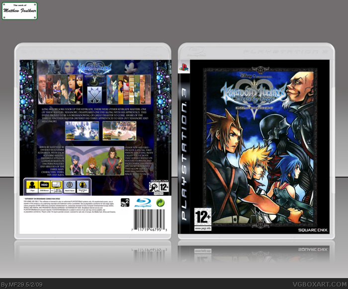 Kingdom Hearts: Birth By Sleep box art cover