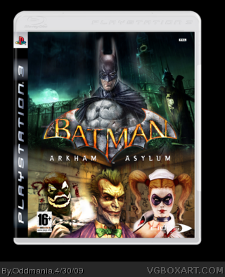 batman arkham asylum ps3 printable cover