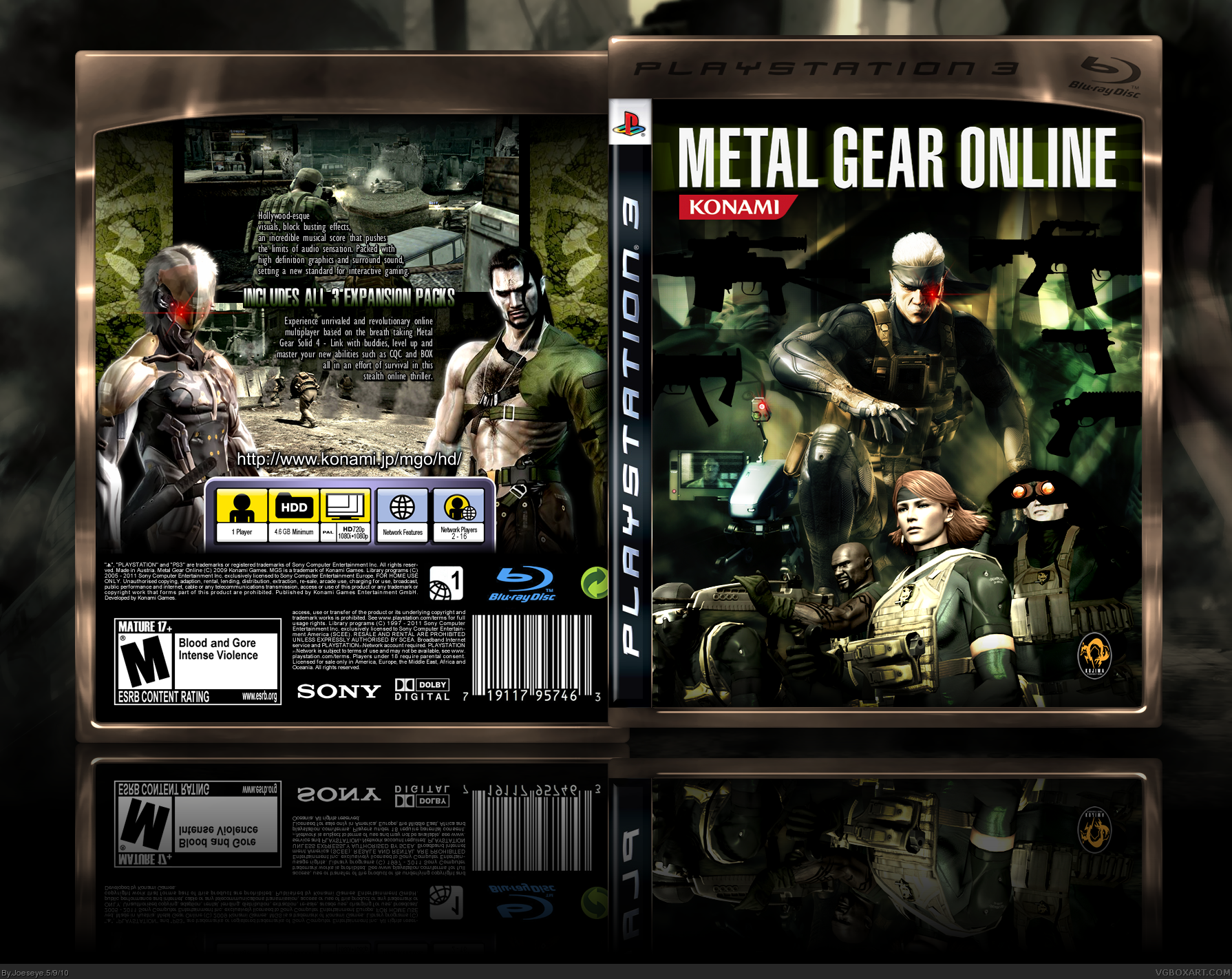 Metal Gear Online box cover