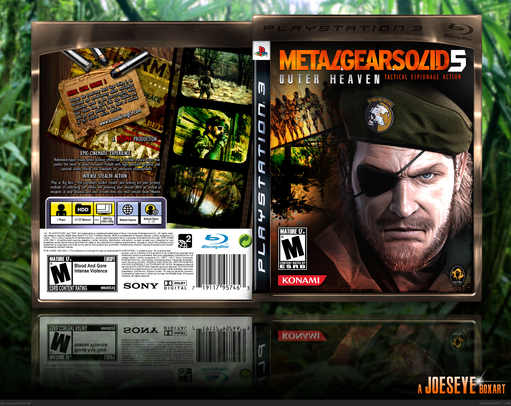 Metal Gear Solid 5: Outer Heaven box cover