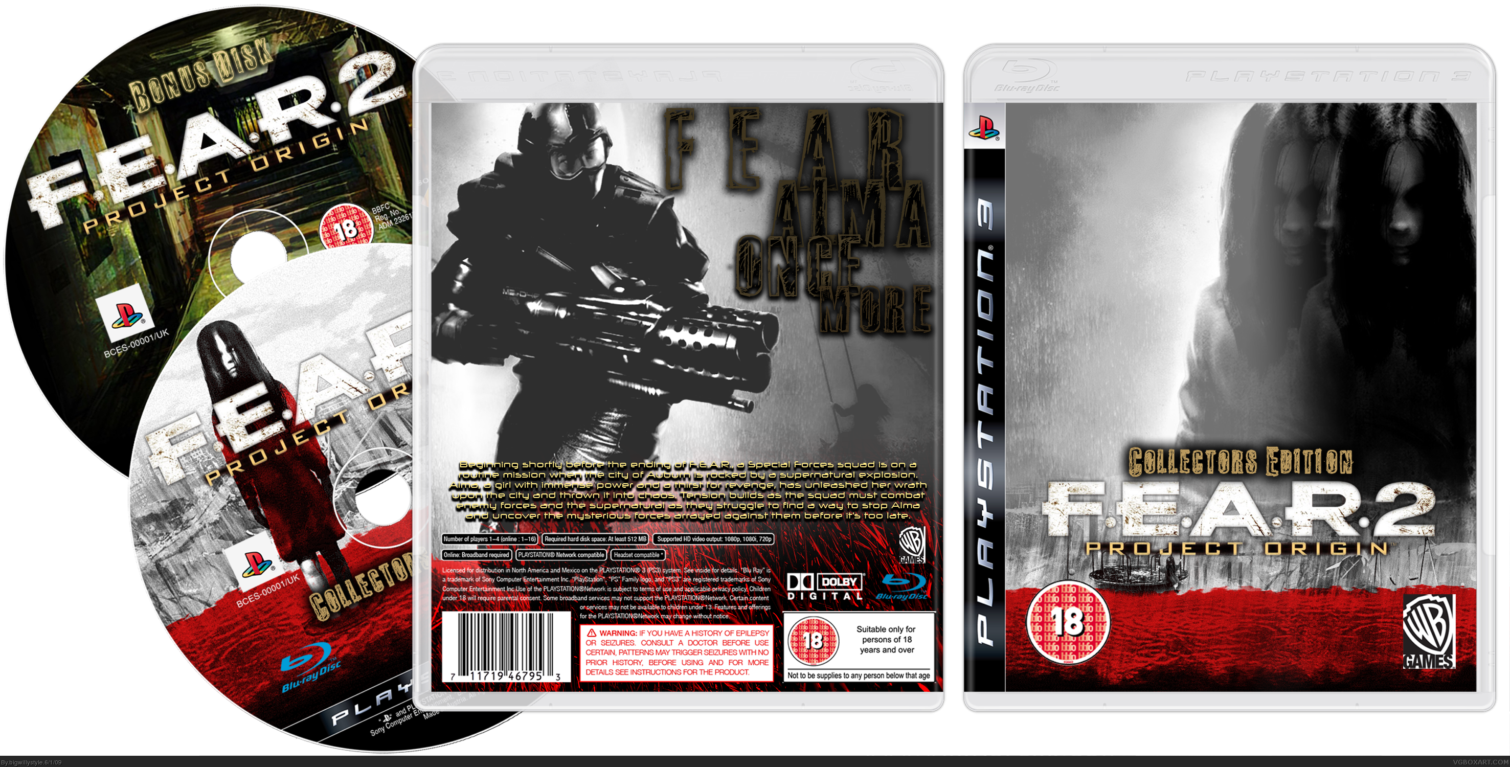 F.E.A.R 2 Collectors Edition box cover