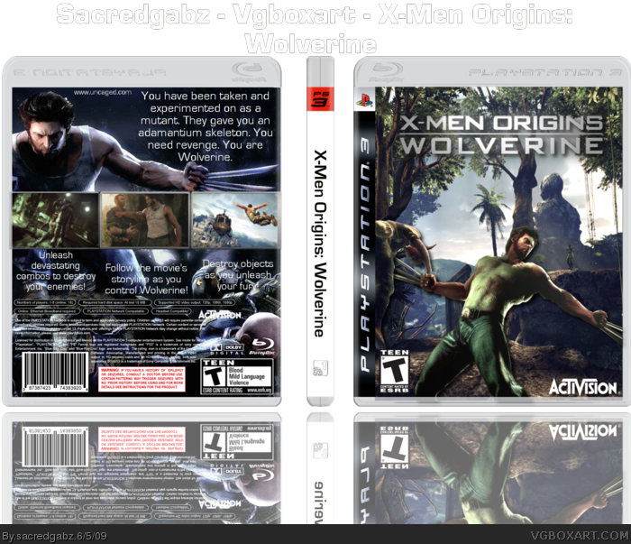 x men origins wolverine game ps3