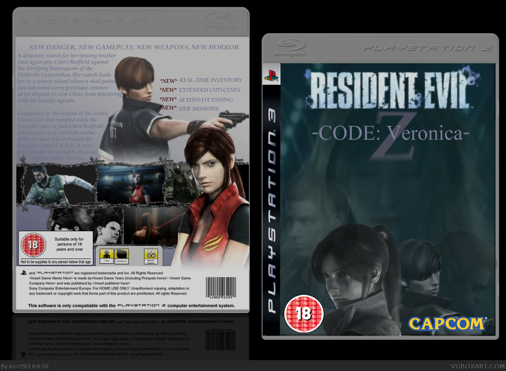 Resident Evil: CODE: Veronica Z box cover