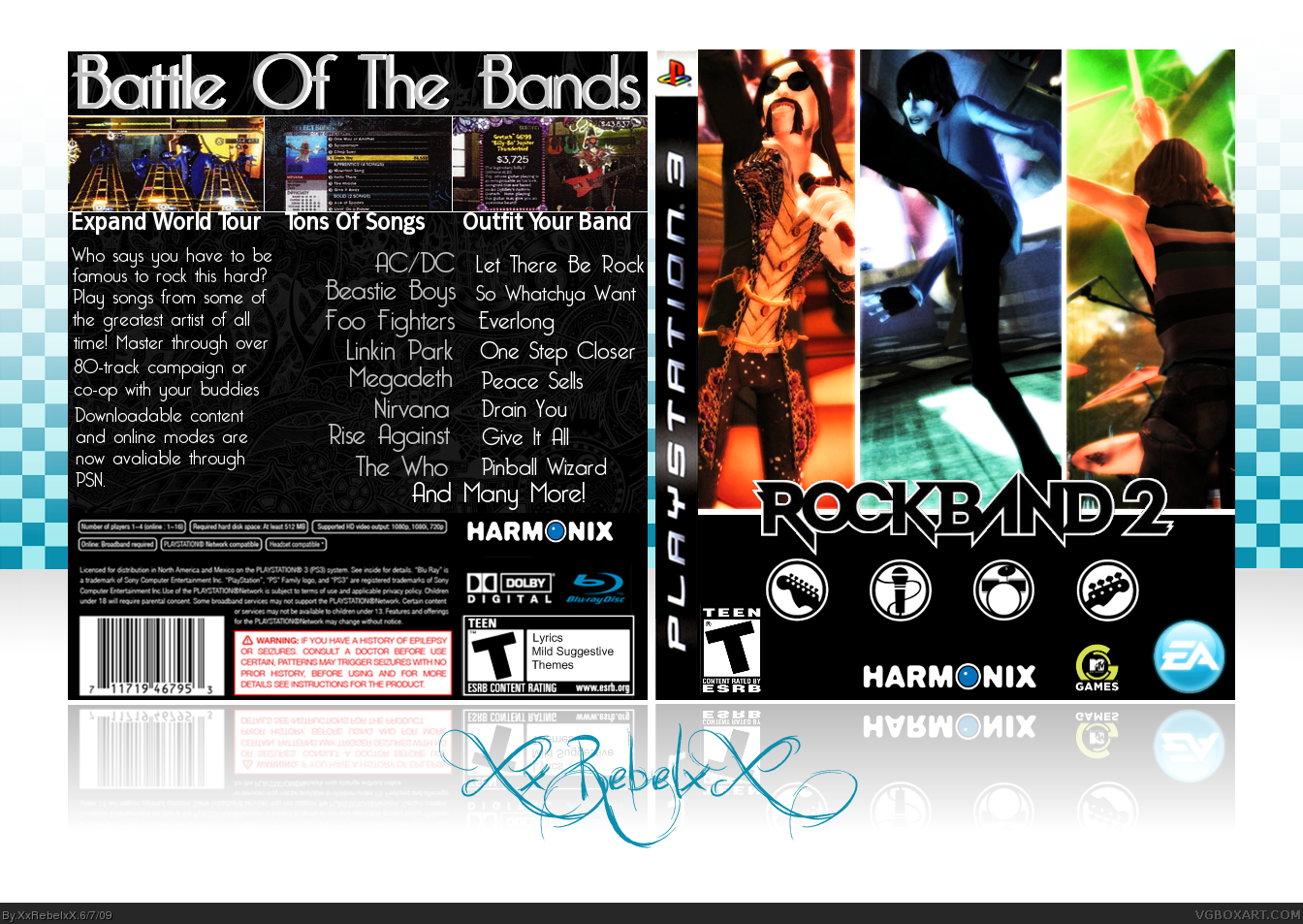 Rock Band 2 box cover