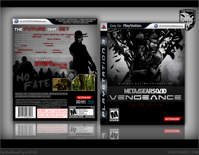 Metal Gear Solid: Vengeance box art cover