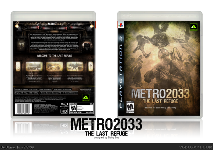 Metro 2033: The Last Refuge box art cover