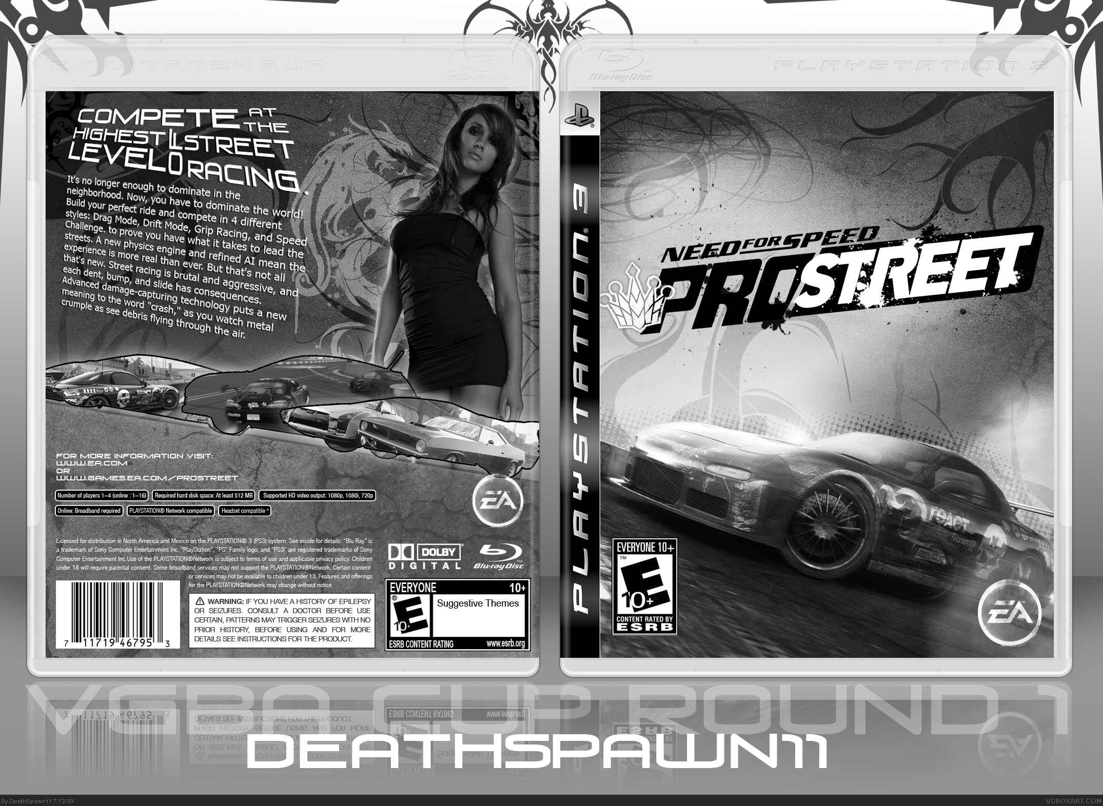 Need For Speed Pro Street box cover