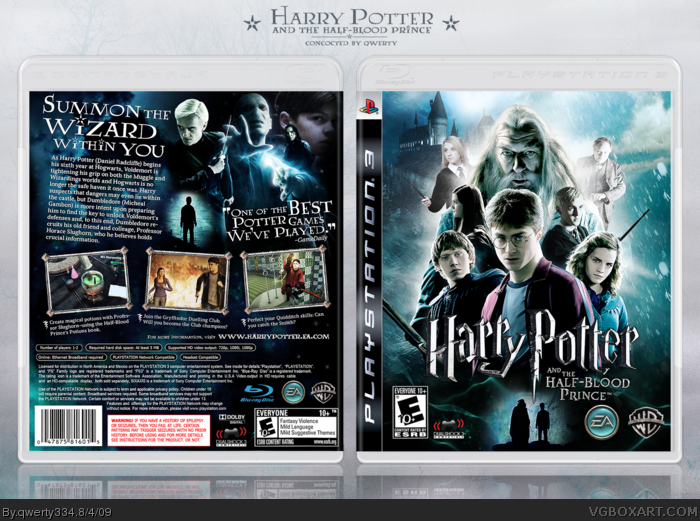 Harry Potter and the Half-Blood Prince box art cover