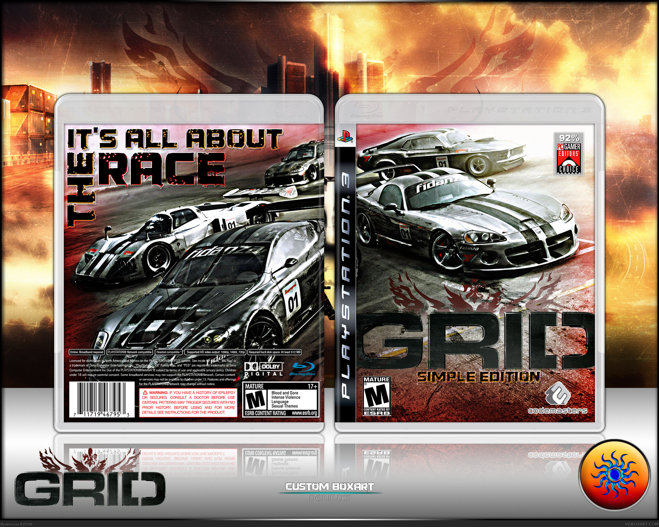 Race Driver: Grid box cover