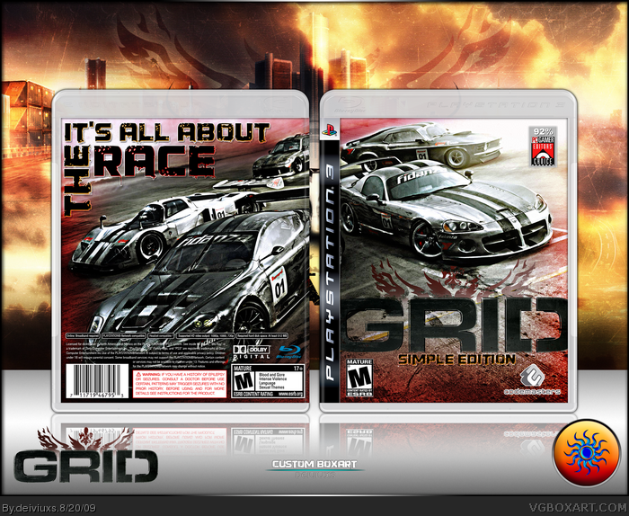 Race Driver: Grid box art cover