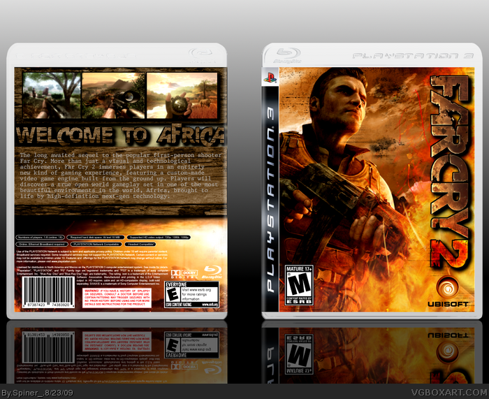 Far Cry 2 box art cover