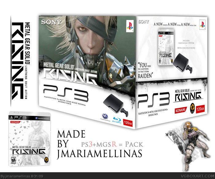 Metal Gear Solid Rising PLAYSTATION 3 Pack box art cover