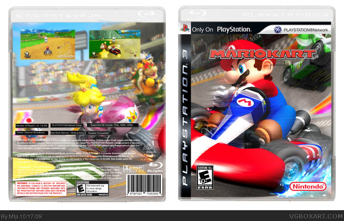 Mario Kart PS3 box art cover