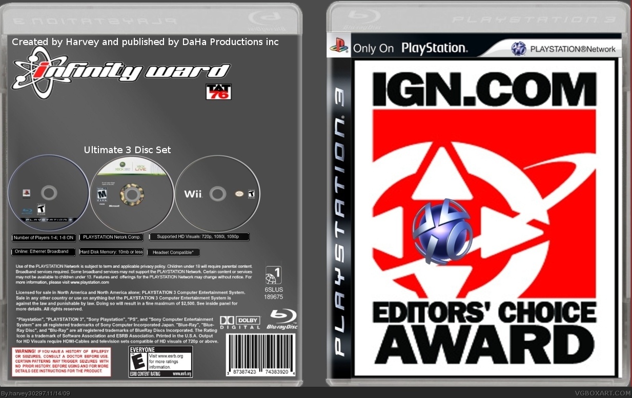 Viewing full size IGN Editors Award box cover