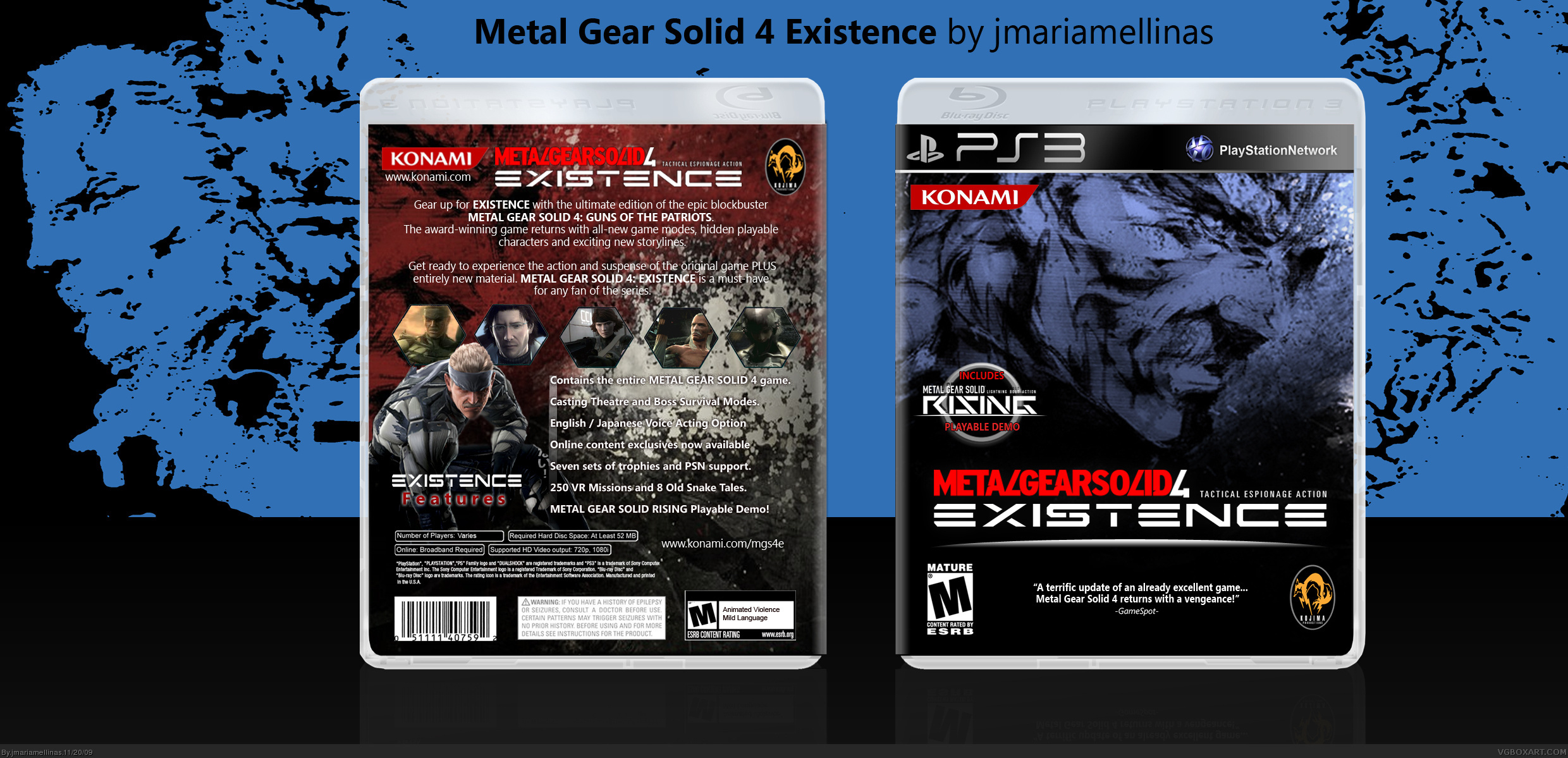 Metal Gear Solid 4: Existence box cover