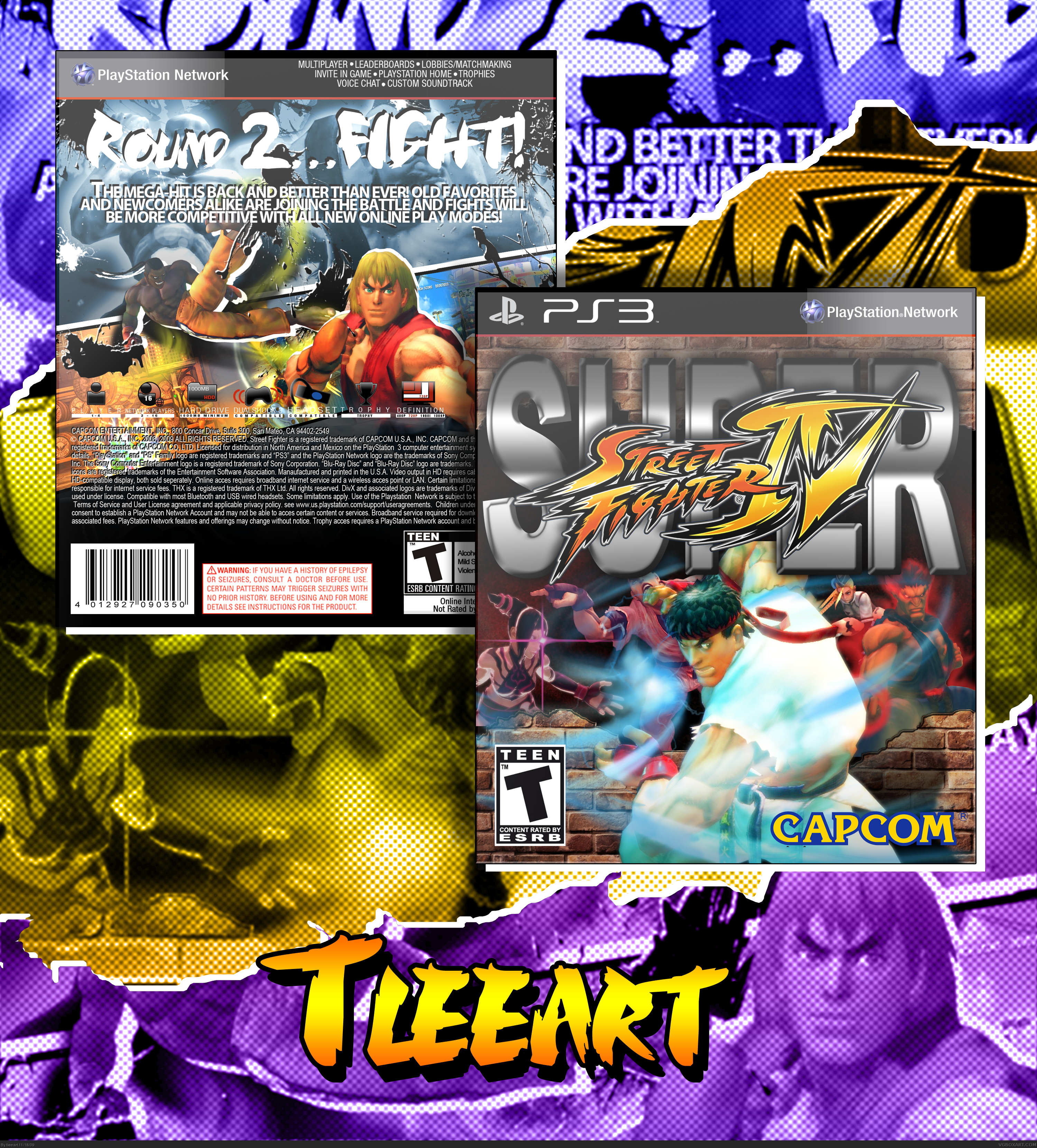 Super Street Fighter IV box cover