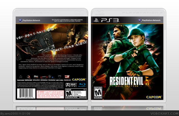 Resident Evil 5 Gold Edition box art cover