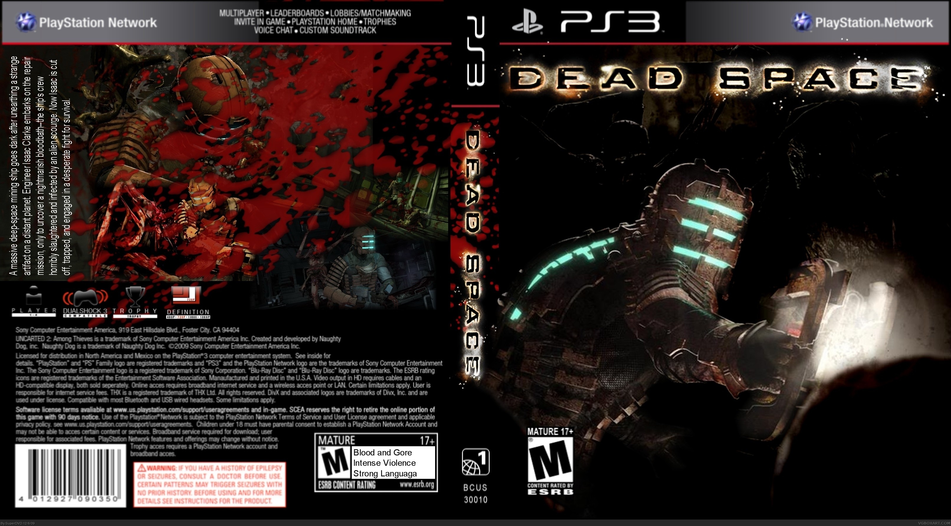 Dead Space Playstation 3 Box Art Cover By Superdvd