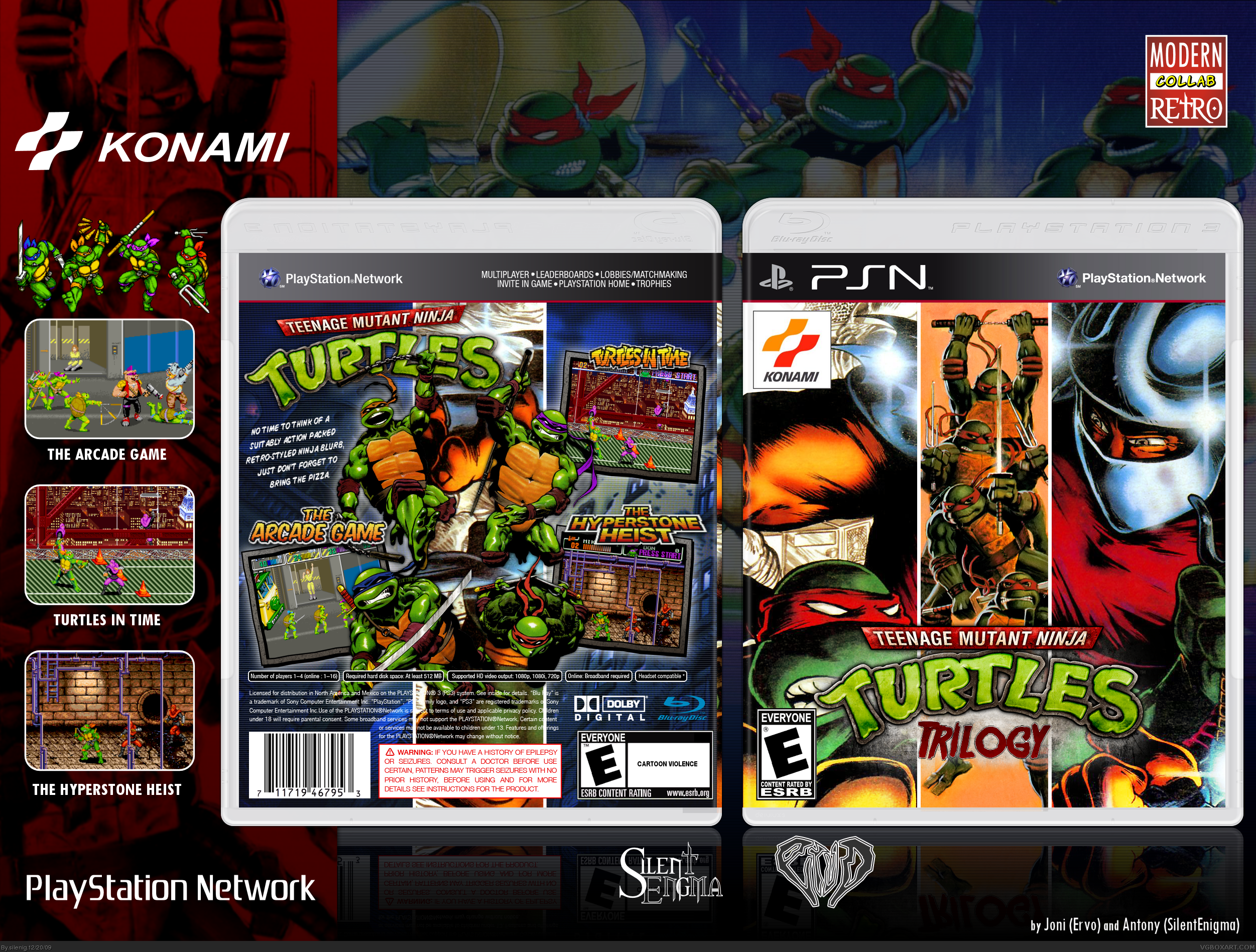 Teenage Mutant Ninja Turtles: Trilogy box cover