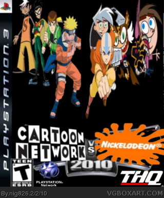 CN vs Nickelodeon 2010 box cover