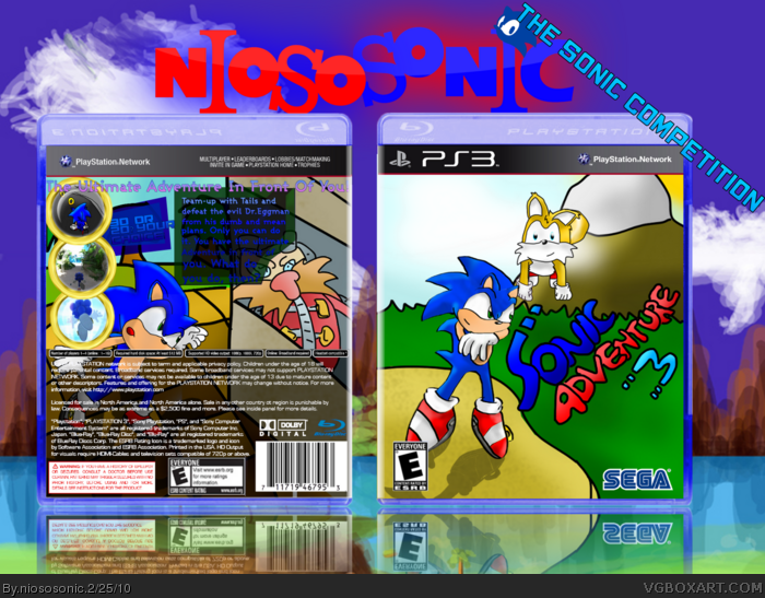 Sonic Adventure 3 box art cover