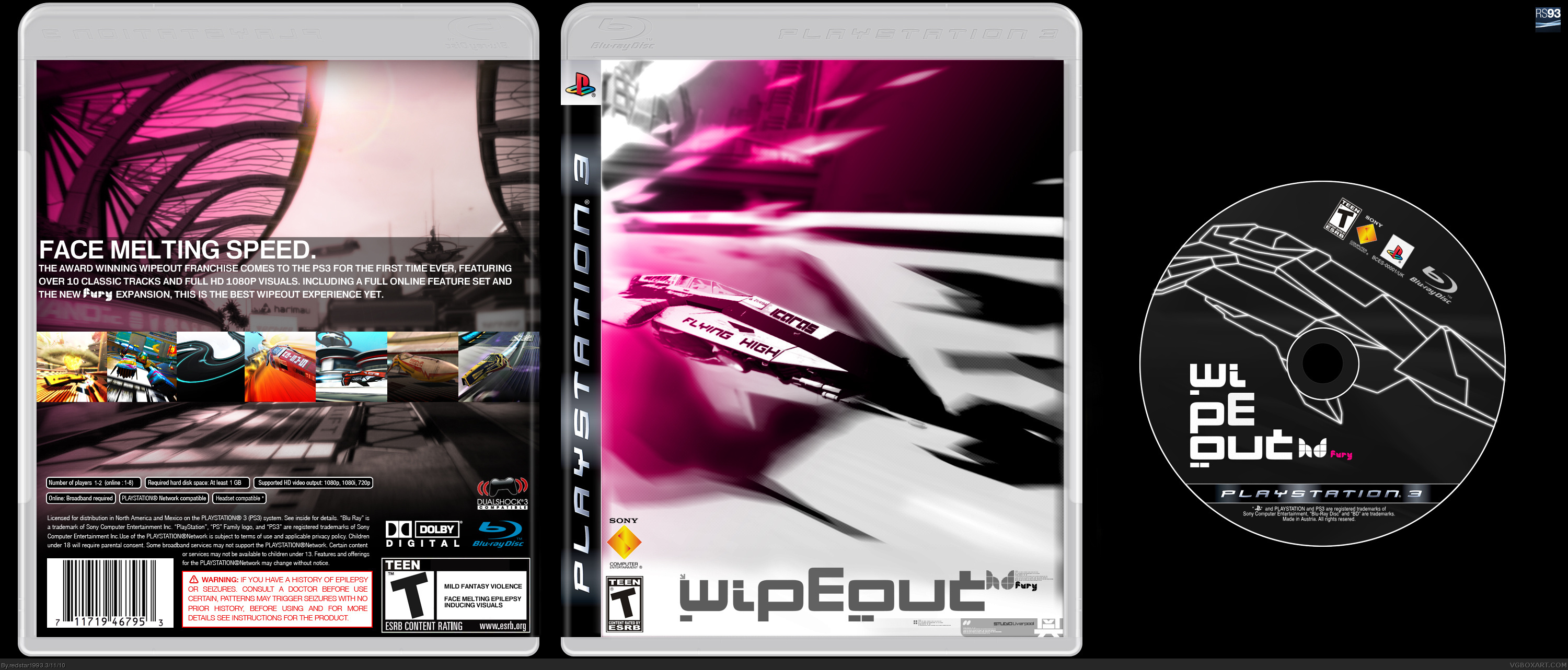 Viewing Full Size Wipeout Hd Fury Box Cover