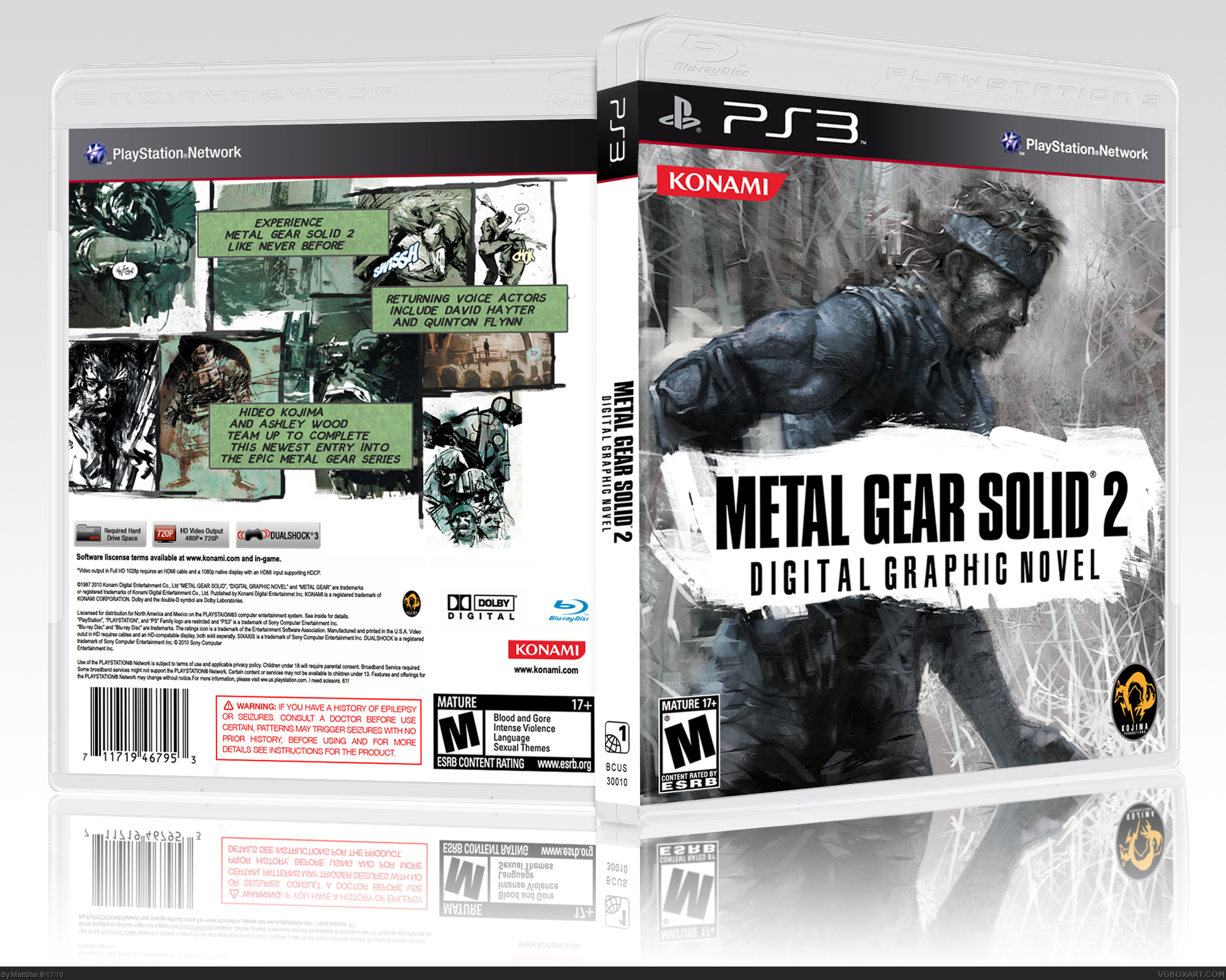 Metal Gear Solid 2: Digital Graphic Novel box cover