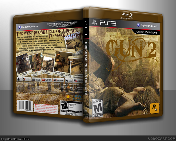 Rockstar Presents: Gun 2 box art cover
