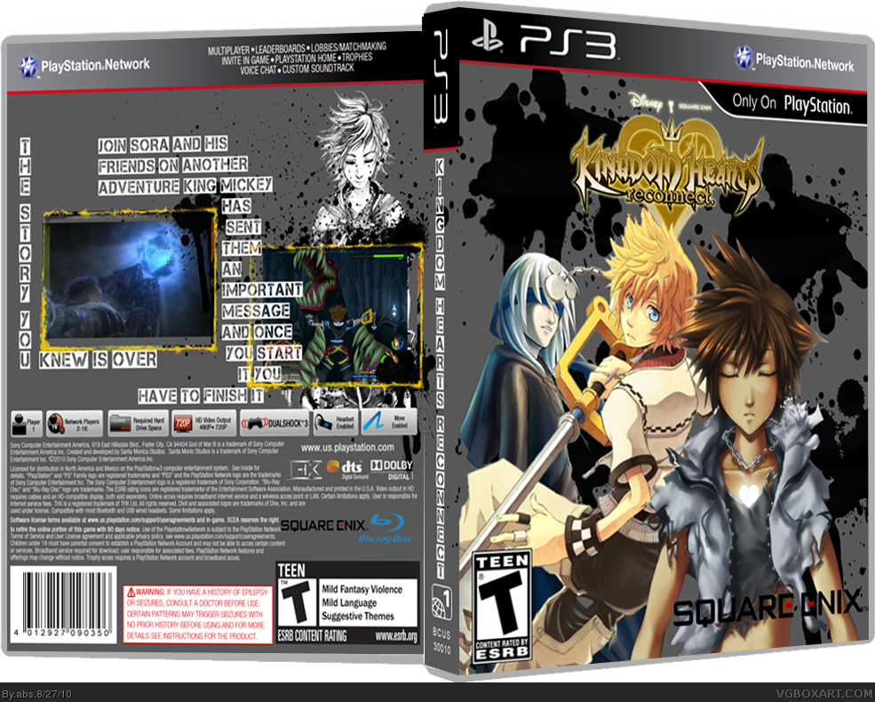 Kingdom Hearts Reconnect box cover