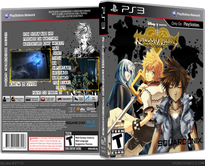 Kingdom Hearts Reconnect box art cover