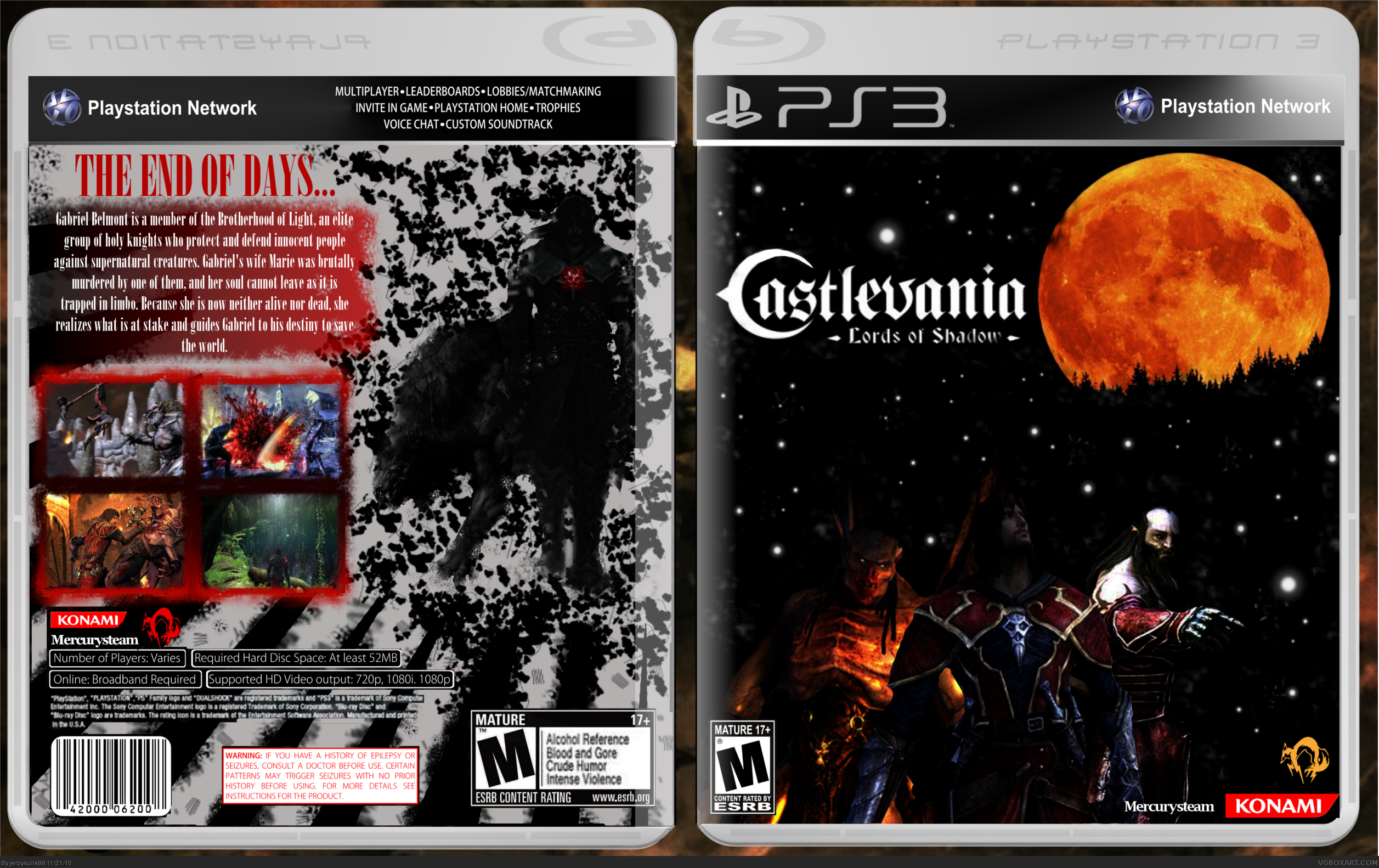 Castlevania : Lords of Shadow box cover