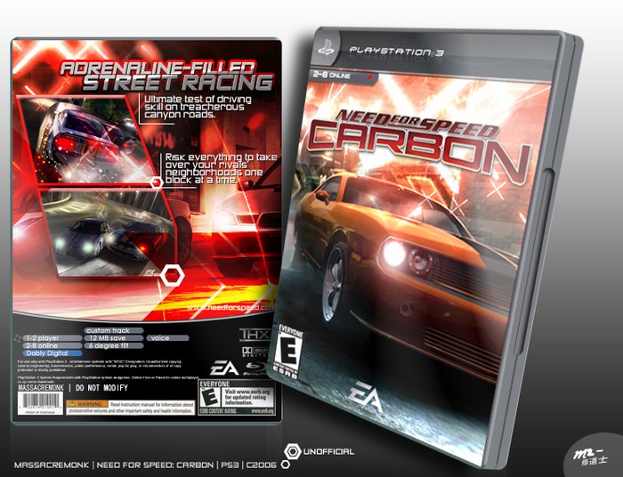 Need For Speed Carbon box art cover