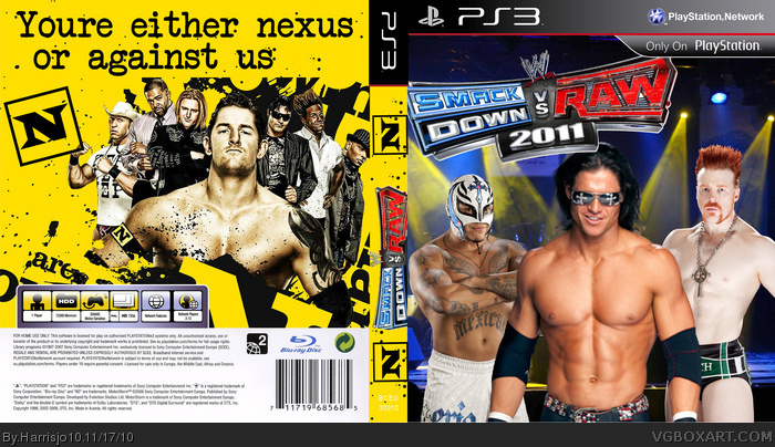 Smackdown vs Raw 2011 box art cover
