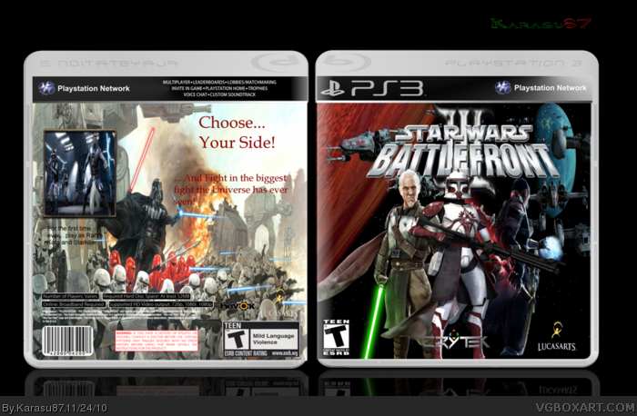 Star Wars: Battlefront III box art cover