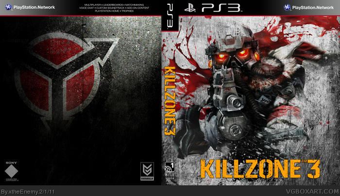 Killzone 2 PlayStation 3 Box Art Cover by Hellstorm12