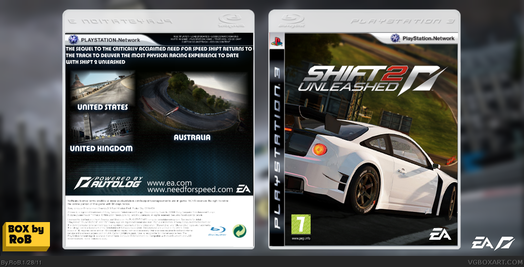 Need for Speed: Shift2 unleashed box cover