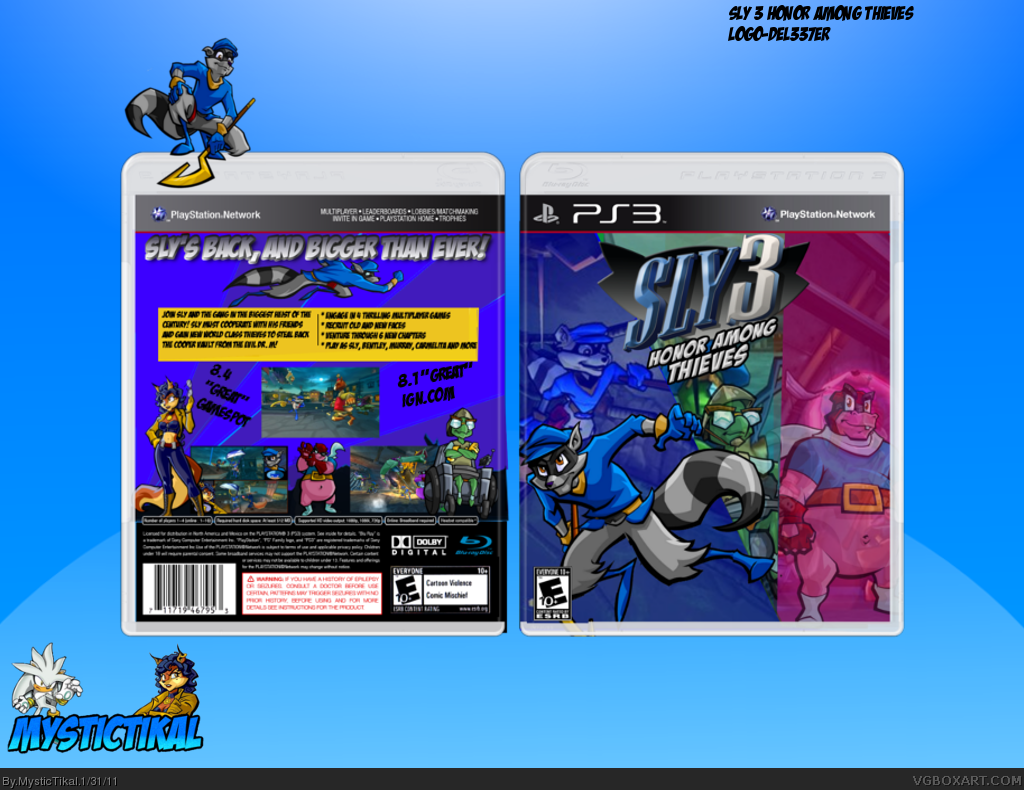 Sly 3: Honor Among Thieves box cover