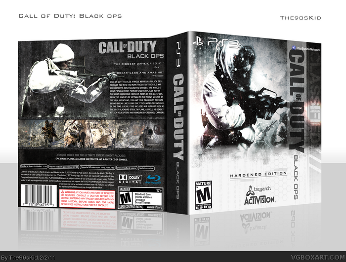 Call of Duty Black Ops: Hardened Edition box art cover