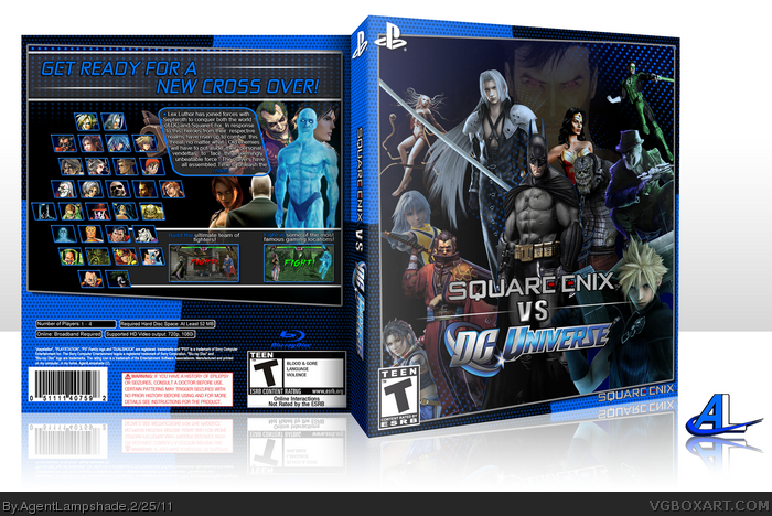 Square Enix Vs DC Universe box art cover