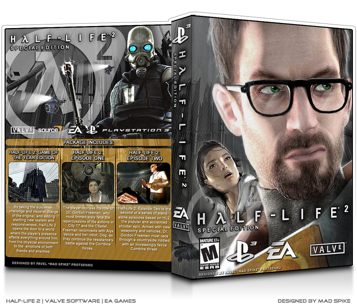 HalfLife 2 PlayStation 3 Box Art Cover by Mad Spike