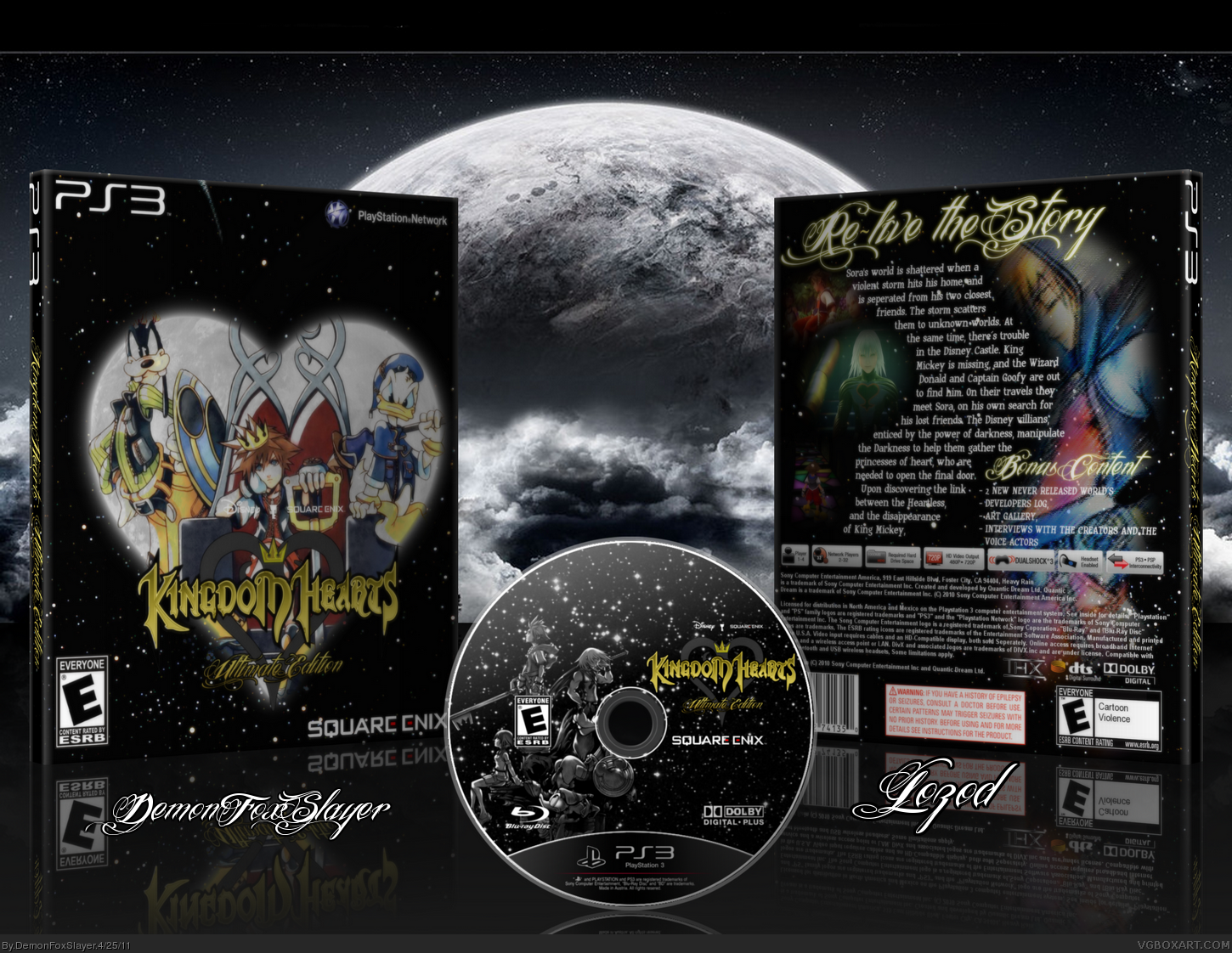 Kingdom Hearts: Ultimate Edition box cover