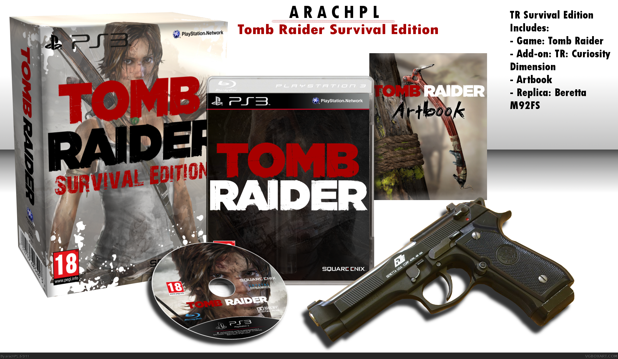 Tomb Raider Survival Edition box cover