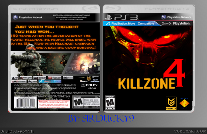 Killzone 4 box art cover