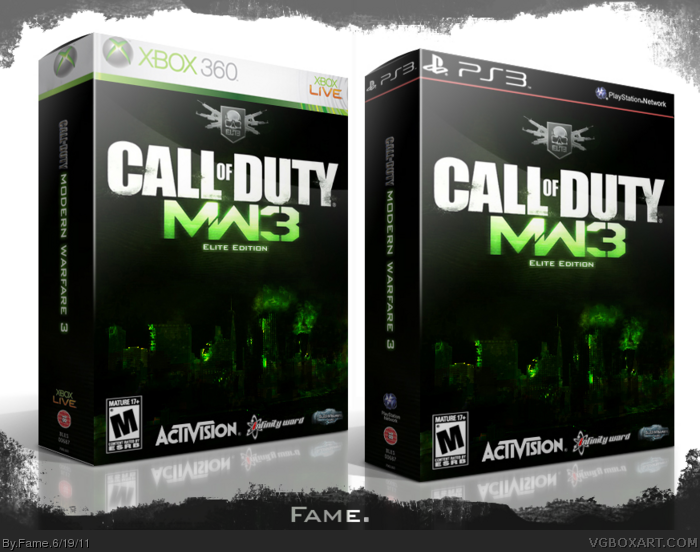 Call of Duty: Modern Warfare 3 Elite Edition box art cover