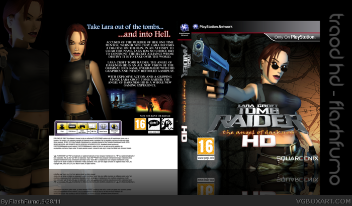 Lara Croft Tomb Raider: The Angel of Darkness HD box art cover