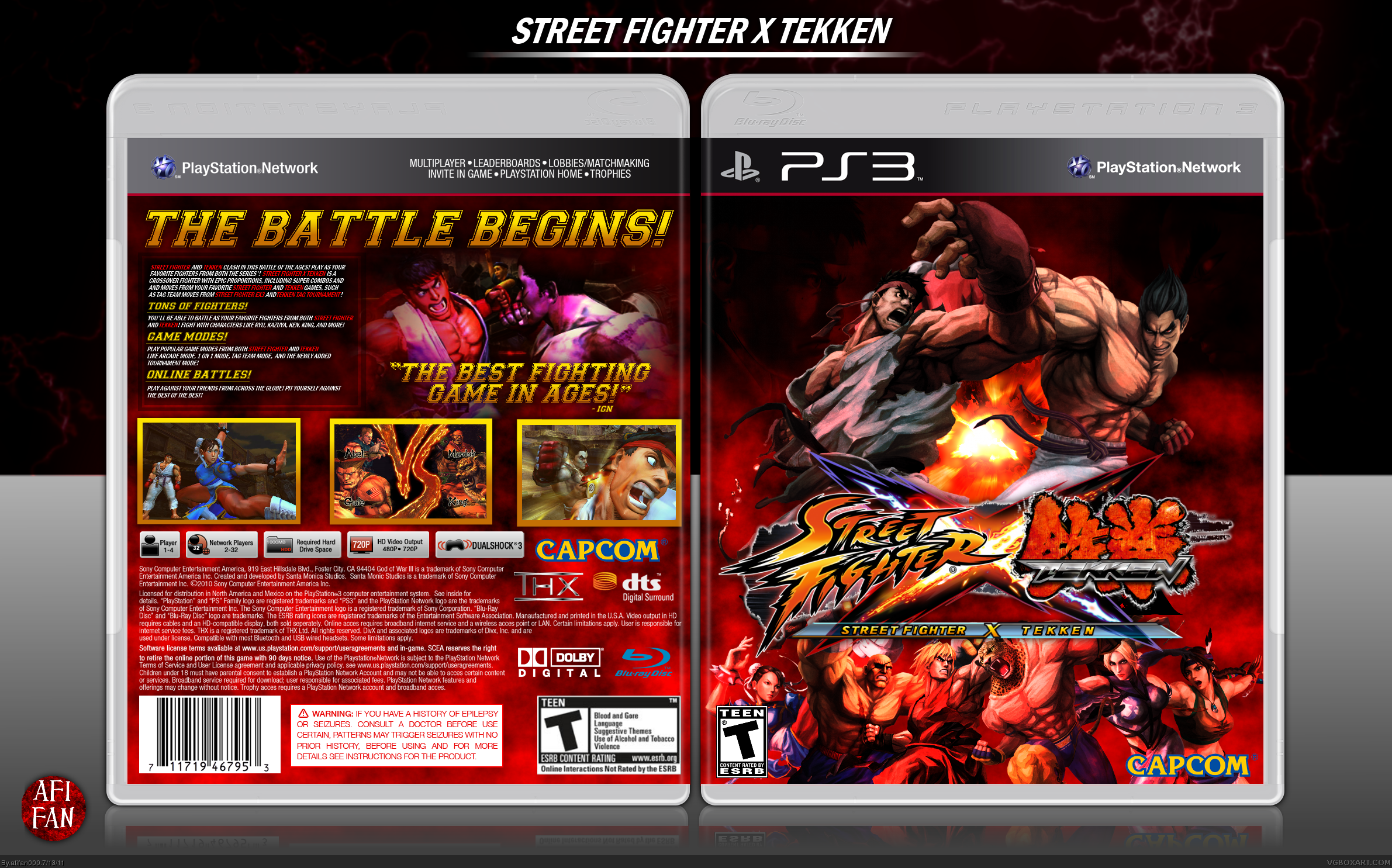 Street Fighter x Tekken box cover