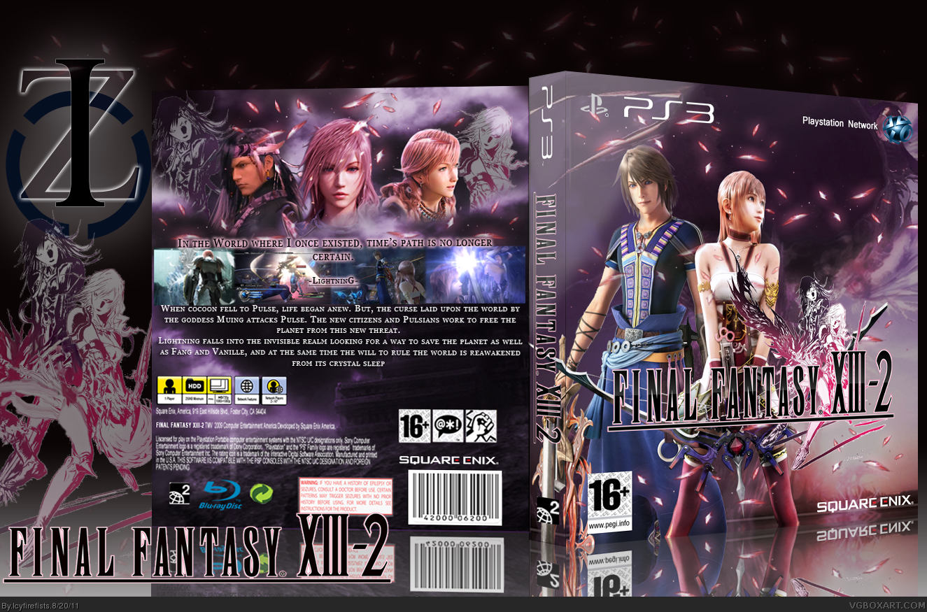 Final Fantasy XIII - 2 box cover
