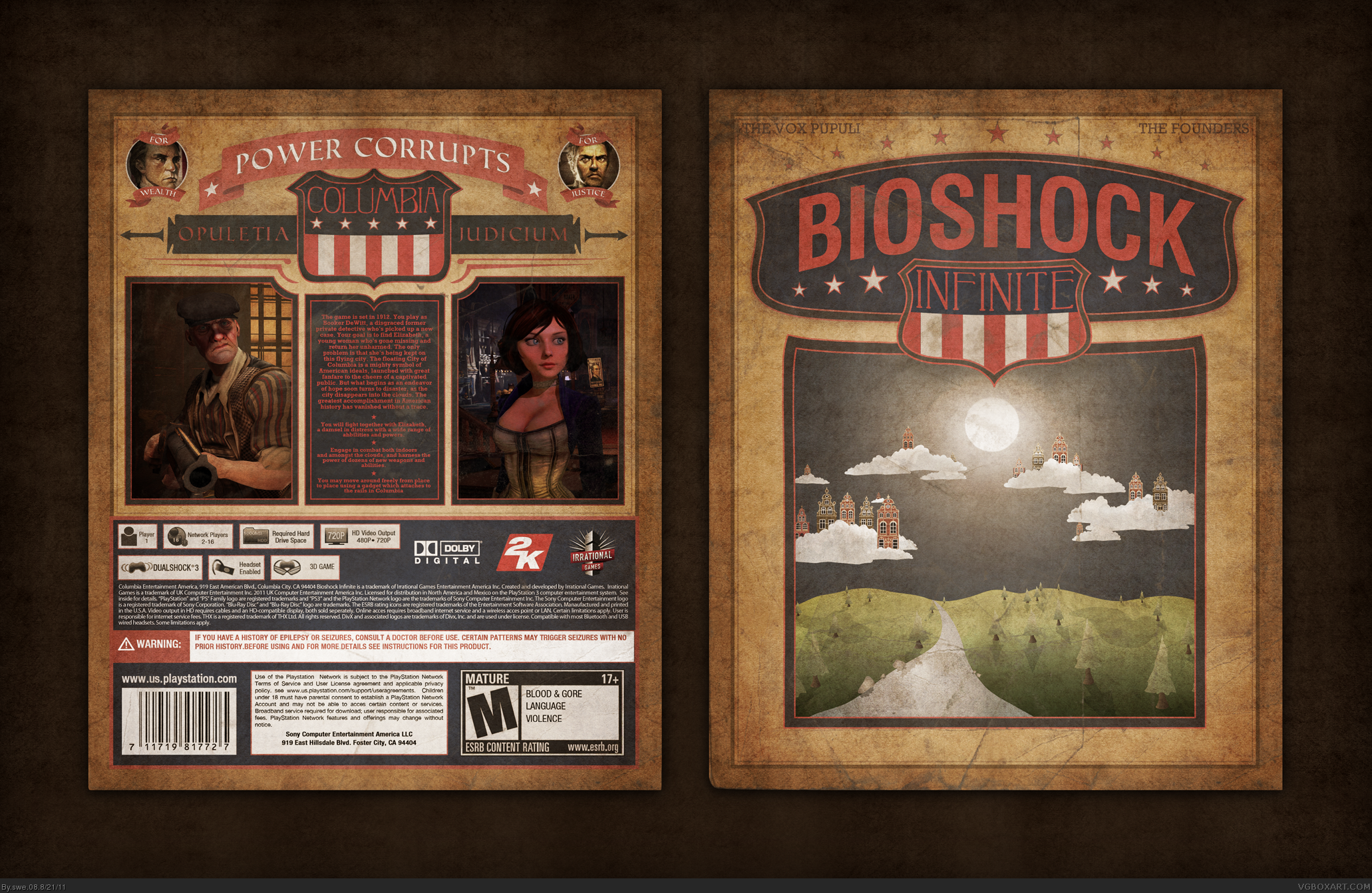 Bioshock Infinite box cover