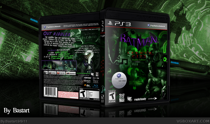 Batman Arkham City: Riddler Edition box art cover