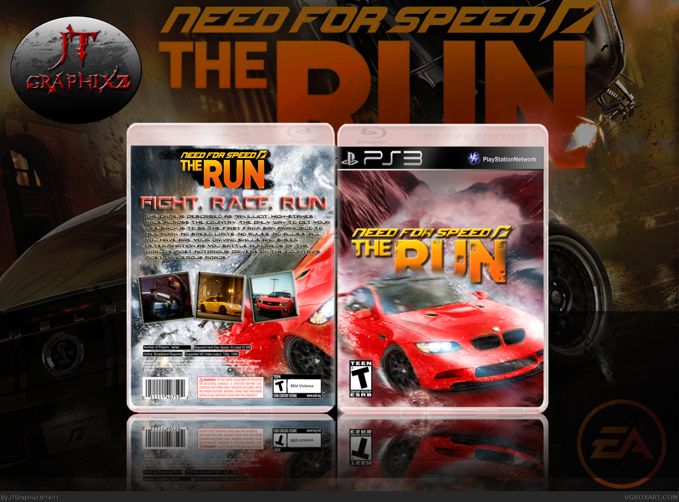 Need for Speed; The Run box cover